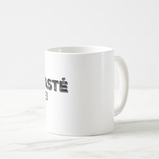 Namasté in der Tasse des Bettes (VorderseiteRechts)