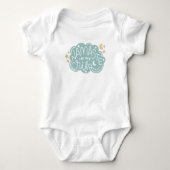 Namaste in meinem Krippe onsie Baby Strampler (Vorderseite)