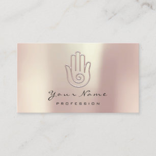 Namaste Joga Reflexologie Massage Benennung Rose Terminkarte