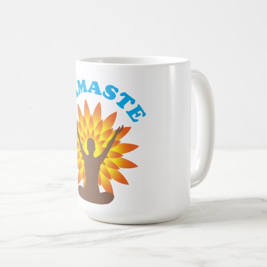 Namaste Kaffeetasse (VorderseiteRechts)