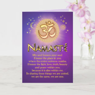 Namasté Karte