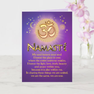 Namasté Karte