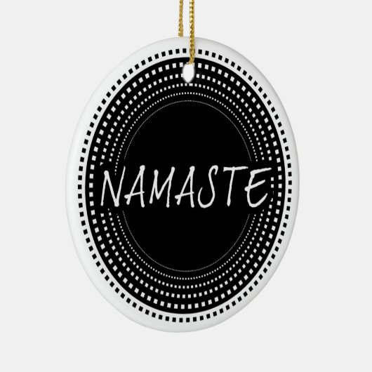 Namaste Keramik Ornament (Rechts)