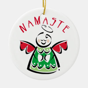 Namaste Keramik Ornament