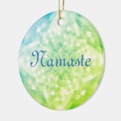 Namaste Keramik Ornament (Links)