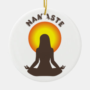 Namaste Keramik Ornament
