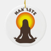 Namaste Keramik Ornament (Hinten)