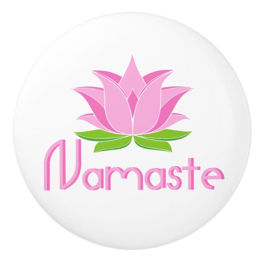 Namaste Keramikknauf (Vorderseite)