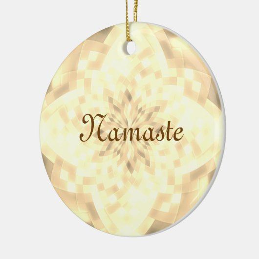 Namaste Keramikornament (Links)