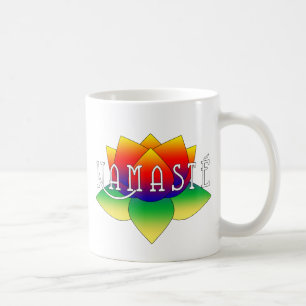 Namaste klare Lotos-Yoga-Tasse Kaffeetasse
