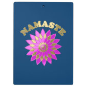 Namaste Klemmbrett (Rückseite)