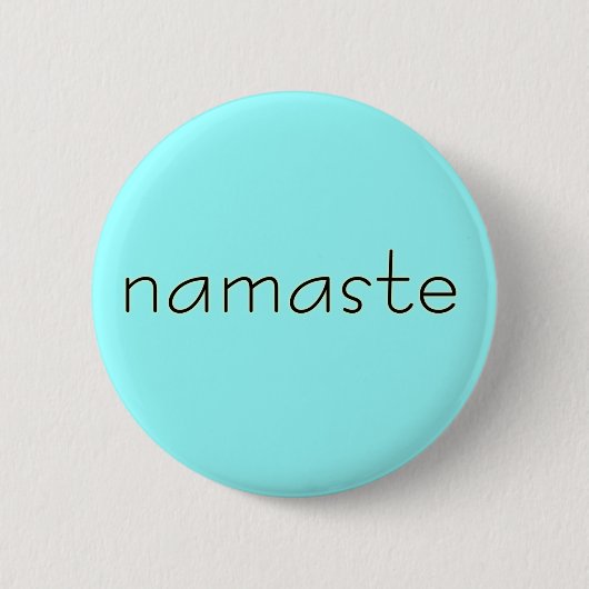 namaste Knopf Button (Vorderseite)