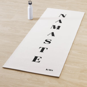 Namaste kundenspezifische Initialen-Yoga-Matte Yogamatte