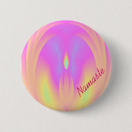 Namaste Lautsprecher-Yoga Reiki Knopf-Knöpfe Button (Vorderseite)