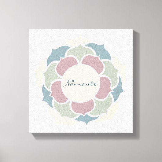 Namaste Leinwanddruck (Vorderseite)