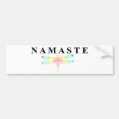 Namaste Libelle Autoaufkleber (Vorne)