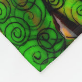 Namaste' Licht in mir ehrt das Licht Fleecedecke (Ecke)