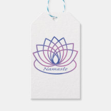 Namaste Lila und Pink Lotus Blume