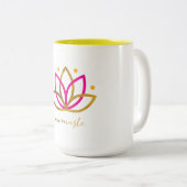 Namaste Logo 15 Unze Zwei-Ton Tasse (VorderseiteRechts)