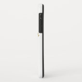 *~* Namaste Lotos-Girly GoldGlitzerzen-Weiß Case-Mate iPhone Hülle (Hinten/Links)