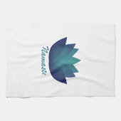 Namaste Lotus-Blume Geschirrtuch (Horizontal)