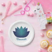 Namaste Lotus-Blume Pappteller (Party)