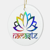 Namaste, Lotus-Blume, spirituell, Ornamente (Links)