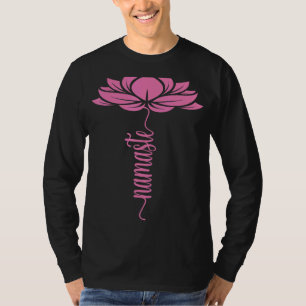 Namaste Lotus Blume Yoga für Männer Yoga T-Shirt