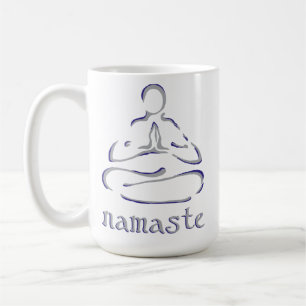 Namaste Lotus-Pose Yoga Kaffeetasse