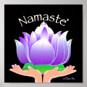 Namaste' Lotus Poster (Vorne)