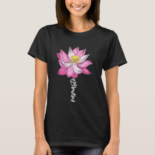 Namaste Lotusblume Spirituelle Yoga-Meditation T-Shirt