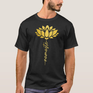 Namaste Lotusblume Yoga Zen Buddhismus Buddha Spir T-Shirt