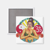 Namaste Magnet (Vorderseite/Rückseite)