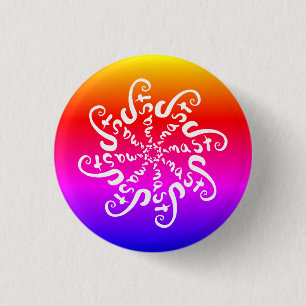 Namaste Mandala Button