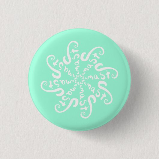 Namaste Mandala Button (Vorderseite)
