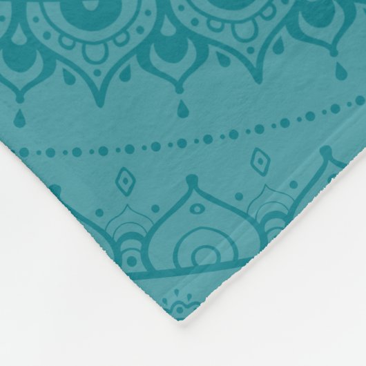 Namaste Mandala Funny Quote Fleece Blanket (Ecke)