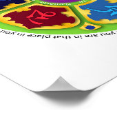 Namaste Mandala - grün Poster (Ecke)