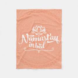Namaste Mandala-lustige Zitat-Fleece-Decke Fleecedecke