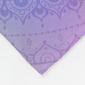 Namaste Mandala-lustige Zitat-Fleece-Decke Fleecedecke (Ecke)