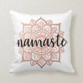 Namaste Mandala Rose Gold Kissen