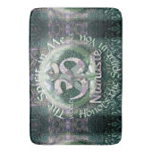 Namaste Mandala-Weltfrieden Badematte (Vorderseite Vertikal)