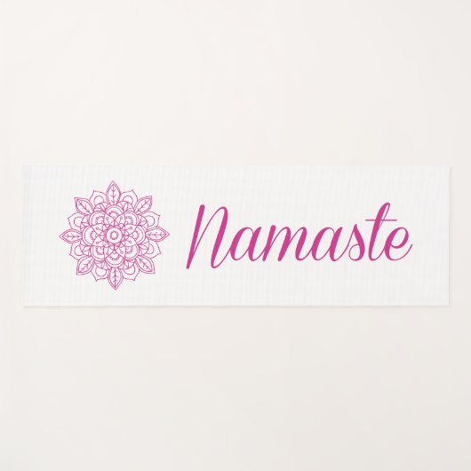Namaste Mandala Yogamatte (Vorderseite (Horizontal))