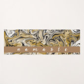 Namaste Marble Muster Yogamatte (Vorderseite (Horizontal))