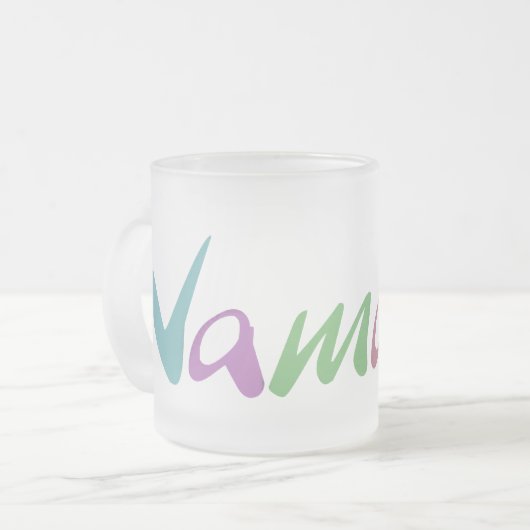 Namaste Mattglastasse (Vorderseite Links)