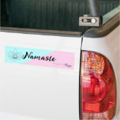 Namaste mit Imago Dei Yoga Autoaufkleber (Auf Lkw)