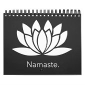 Namaste mit spiritueller Lotus-Blume Kalender (Titelbild)