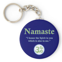 Namaste - mit Zitat und Om-Symbol