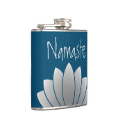 Namaste Modern Lotus Floral Flachmann (Rechts)