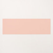 Namaste | Modern Name Peachy Pink Meditation Yogamatte (Rückseite (Horizontal))
