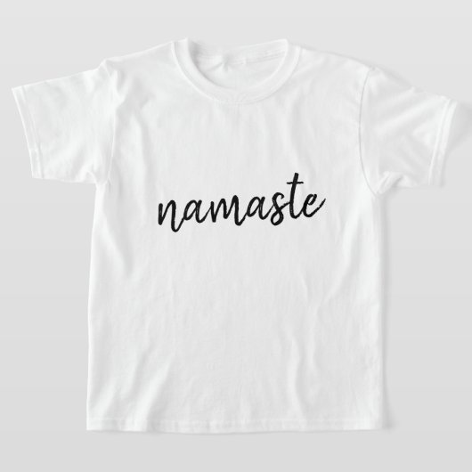 Namaste | Moderne spirituelle Medizin Kinder Yoga T-Shirt (Ablage )